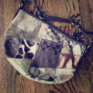 Animal Print Genuine Coach Bag